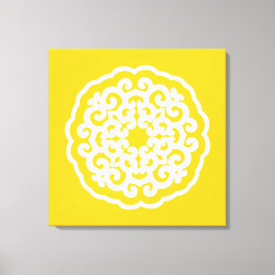 Jonquil Asian Moods Mandalla Leinwanddruck