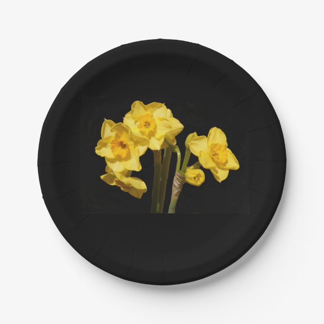 Jonquil Blume Paper Plate Pappteller (Vorderseite)
