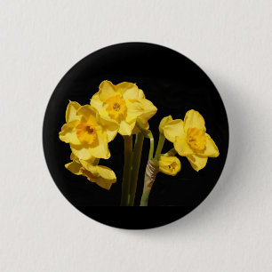 Jonquil Blumen-Abzeichen Button