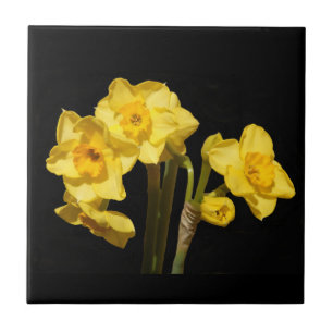 Jonquil Blumen-Keramik-Fliese Fliese