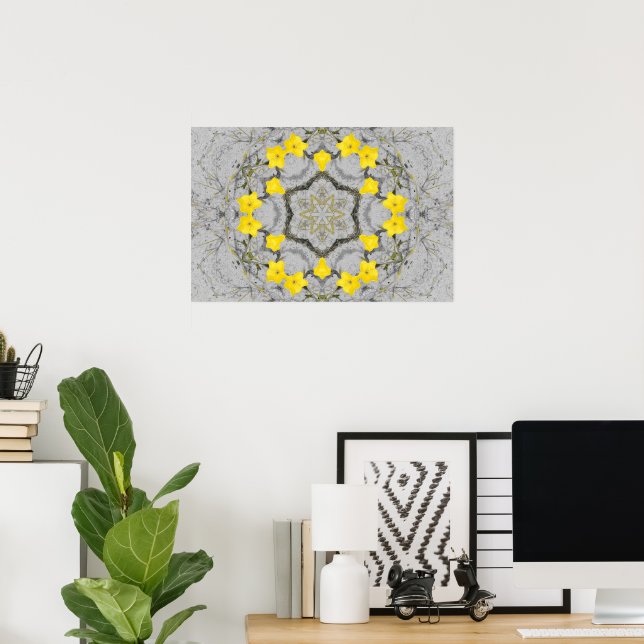 Jonquil-Harmonierad Poster (Heimbüro)