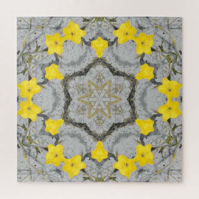 Jonquil-Harmonierad Puzzle (Vertikal)
