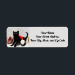 Joon's Christmas Address Labels - Cat / Kitten<br><div class="desc">Joon's Christmas Address Labels - Cat / Kitten</div>