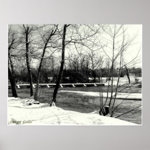 Joplin Missouri Shoal Creek Bridge Poster