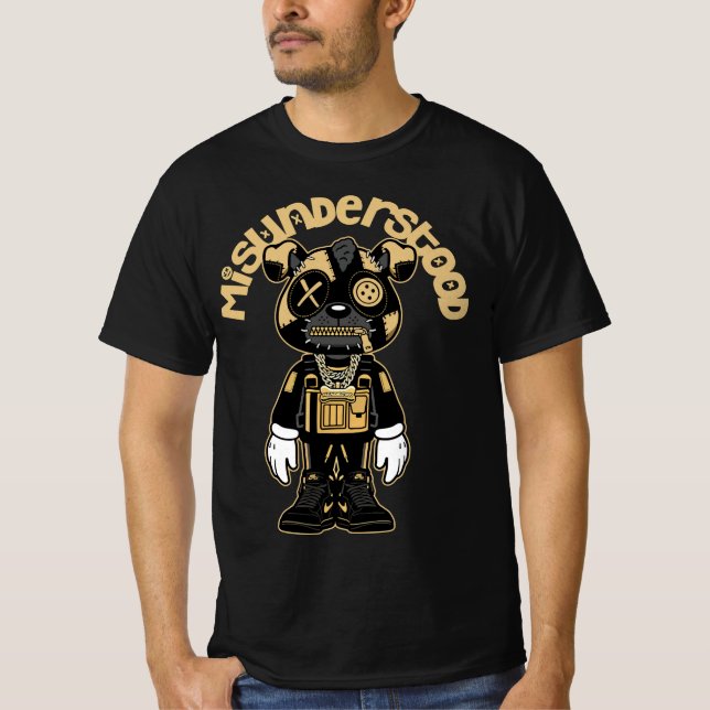 Jordan 1 Black Gold Metallic Sneaker Match T-Shirt (Vorderseite)
