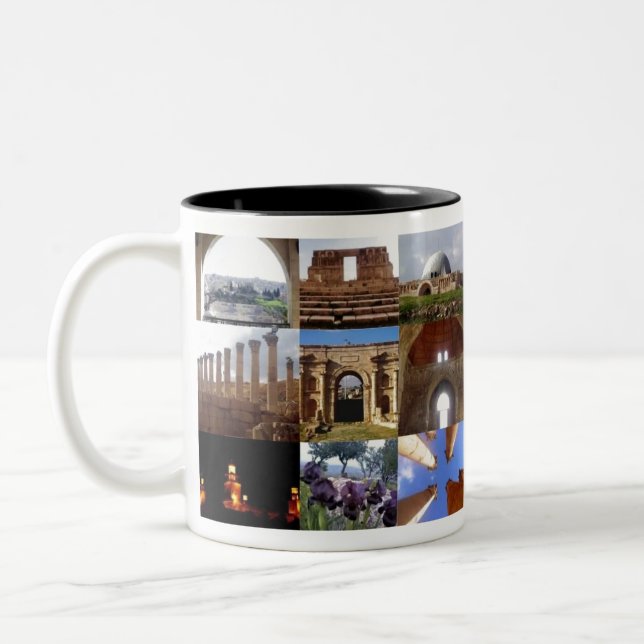 Jordan Collage Zweifarbige Tasse (Links)