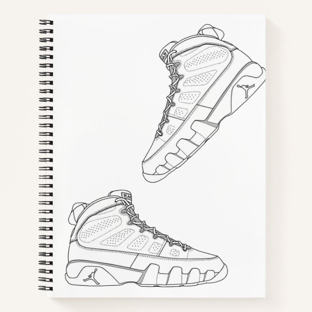 Jordan Custom Coloring Notizbuch (Vorderseite)