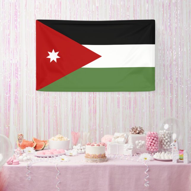 Jordan Flag Banner (Party)