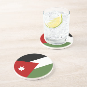 Jordan Flag Getränkeuntersetzer