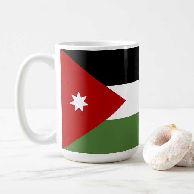 Jordan Flag Kaffeetasse (Mit Donut)