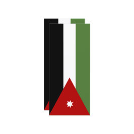 Jordan Flag Menükarte