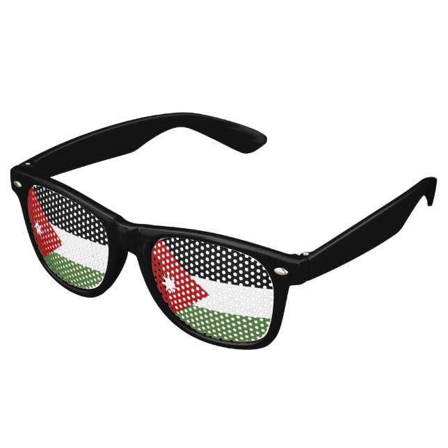 Jordan Flag Partybrille (Schrägansicht)