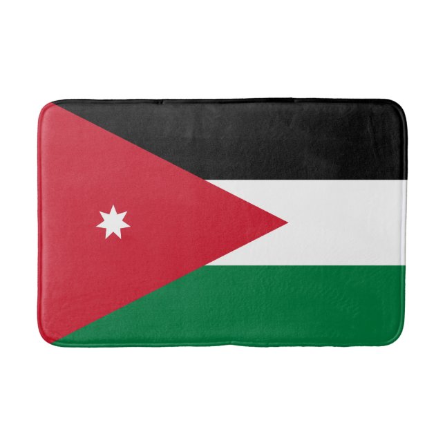 Jordan-Flagge Badematte (Vorderseite)