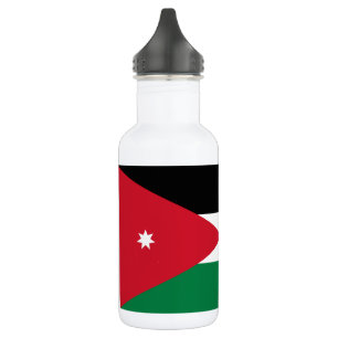 Jordan-Flagge Edelstahlflasche