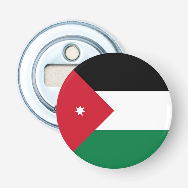 Jordan-Flagge Flaschenöffner (Vorderseite)