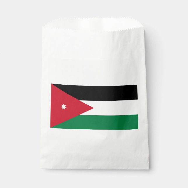 Jordan-Flagge Geschenktütchen (Vorderseite)