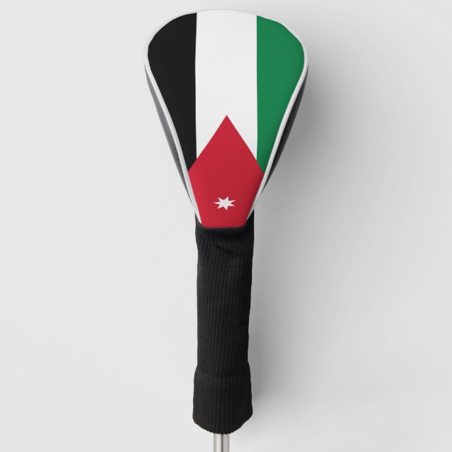 Jordan-Flagge Golf Headcover (Vorderseite)