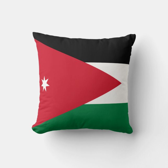 Jordan-Flagge Kissen (Vorderseite)