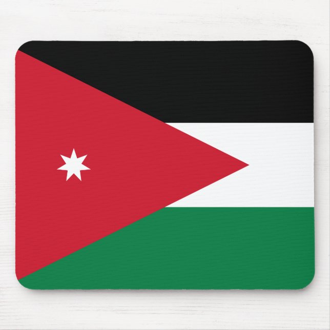Jordan-Flagge Mousepad (Vorne)