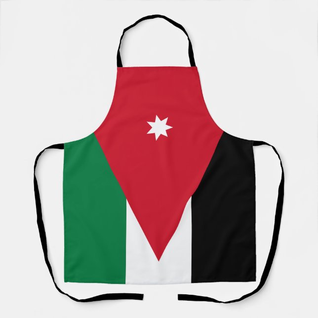 Jordan-Flagge Schürze (Vorderseite)