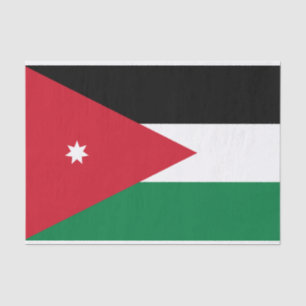 Jordan-Flagge Seidenpapier