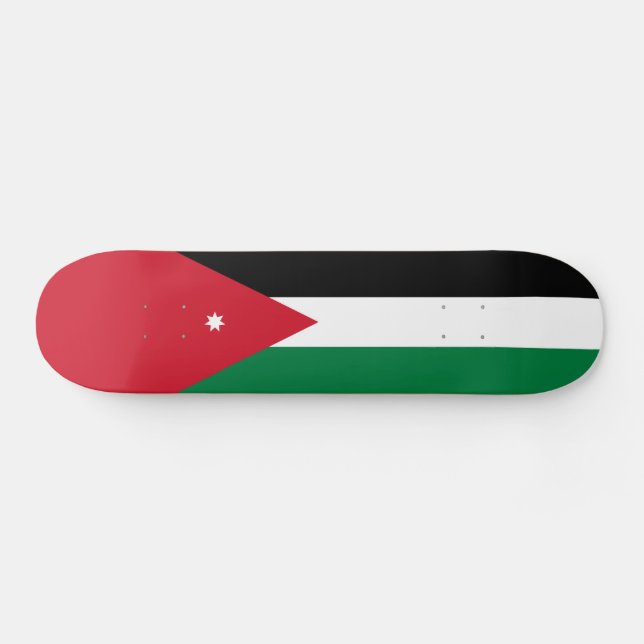 Jordan-Flagge Skateboard (Horizontal)