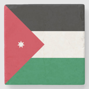 Jordan-Flagge Steinuntersetzer
