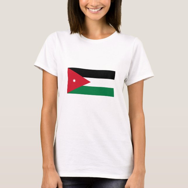 Jordan-Flagge T-Shirt (Vorderseite)