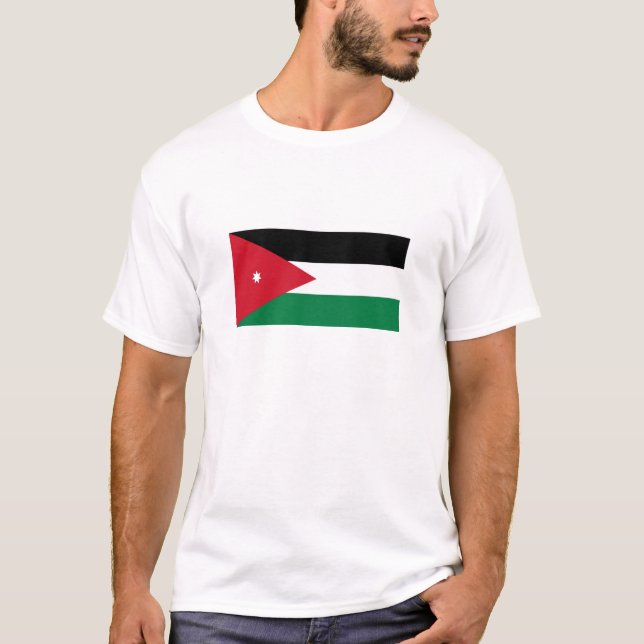 Jordan-Flagge T-Shirt (Vorderseite)