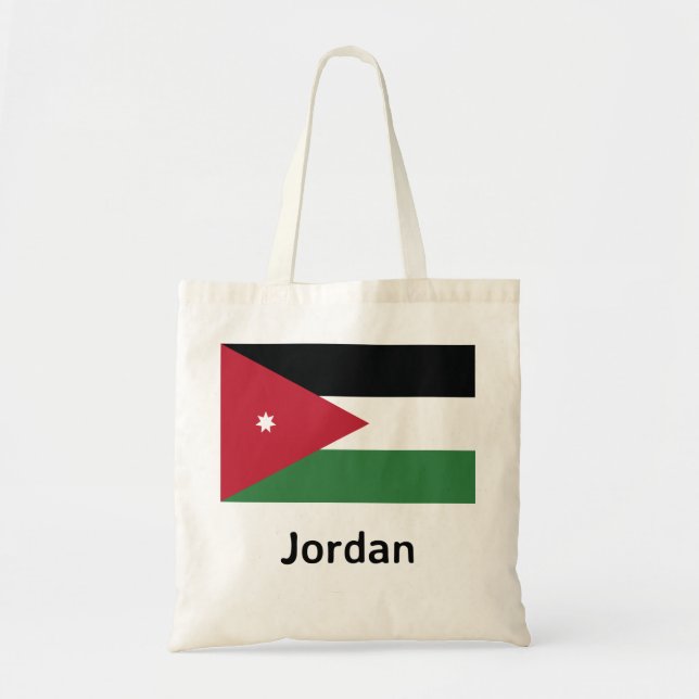 Jordan-Flagge Tragetasche (Vorne)
