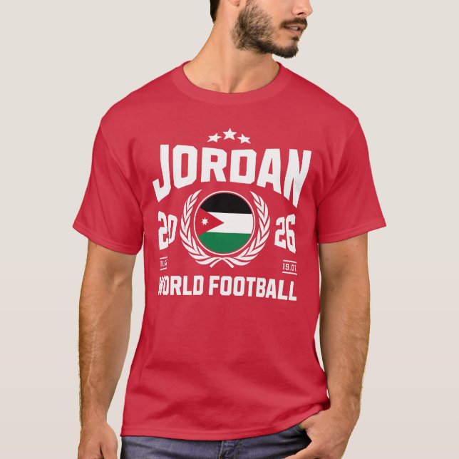 Jordan Fußball 2026 T-Shirt (Vorderseite)