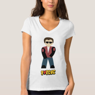 Jordan Girl Popeye V-Neck T - Shirt