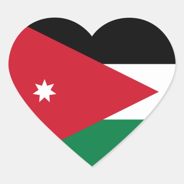 Jordan Herz-Aufkleber (Vorderseite)