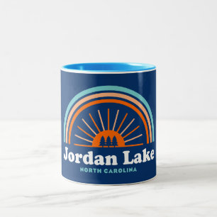 Jordan Lake North Carolina Rainbow Zweifarbige Tasse