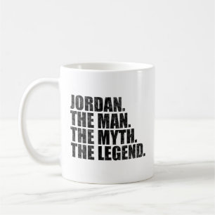 Jordan Name, Jordan Der Mann Der Mythos Die Legend Kaffeetasse