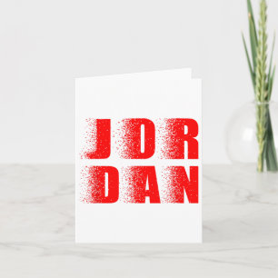 Jordan Name Retro Jordan Boys Girls Jordan Distort Karte