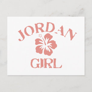 Jordan Pink Girl Postkarte