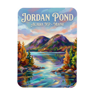 Jordan Pond, Acadia NP USA -> Jordan-Teich, Acadia Magnet