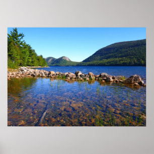Jordan Pond I im Acadia National Park Poster