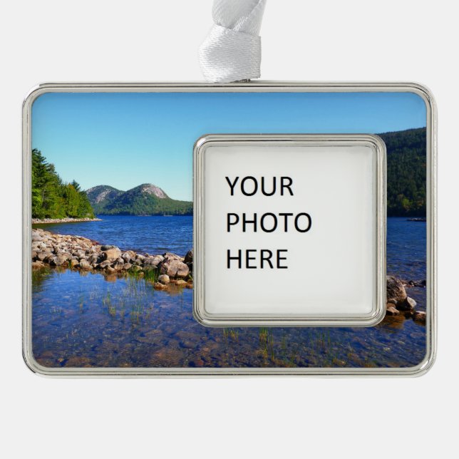 Jordan Pond I im Acadia National Park Rahmen-Ornament Silber (Vorderseite)
