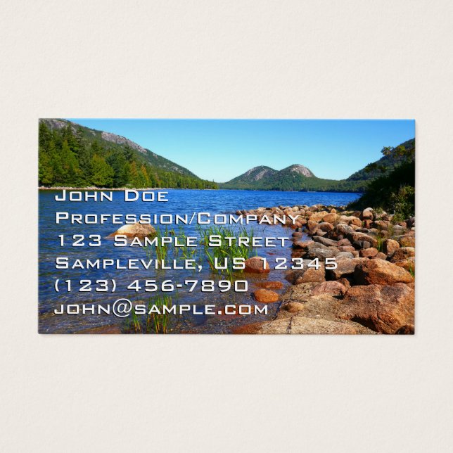 Jordan Pond II im Acadia National Park (Vorderseite)