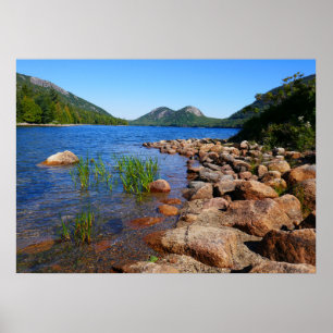 Jordan Pond II im Acadia Nationalpark Poster