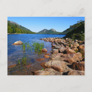 Jordan Pond II im Acadia Nationalpark Postkarte