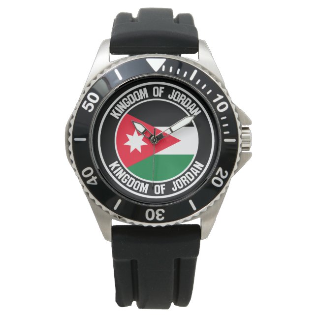 Jordan Round Emblem Armbanduhr (Vorderseite)
