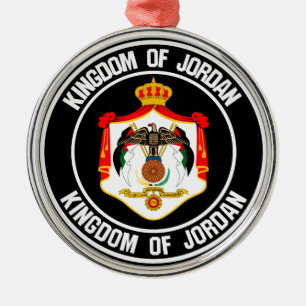 Jordan Round Emblem Ornament Aus Metall