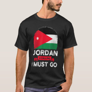 Jordan ruft an, ich muss gehen Heritage Jordanier T-Shirt