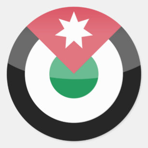 Jordan Runder Aufkleber