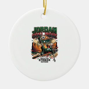 Jordan Tor-Modus Skelett Stürmer Nationen Dynamisc Keramik Ornament