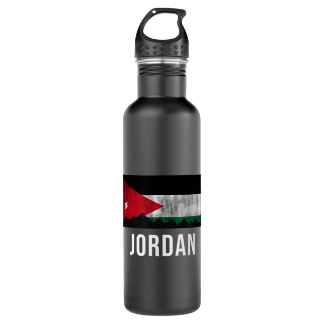 Jordan Vacation Store Edelstahlflasche (Vorderseite)