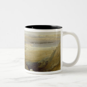 Jordan Valley, von Volumen II 'des heiligen Land Zweifarbige Tasse